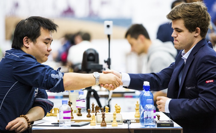 Carlsen x Li Chao – Doha 2015 – MI Mauro de Souza